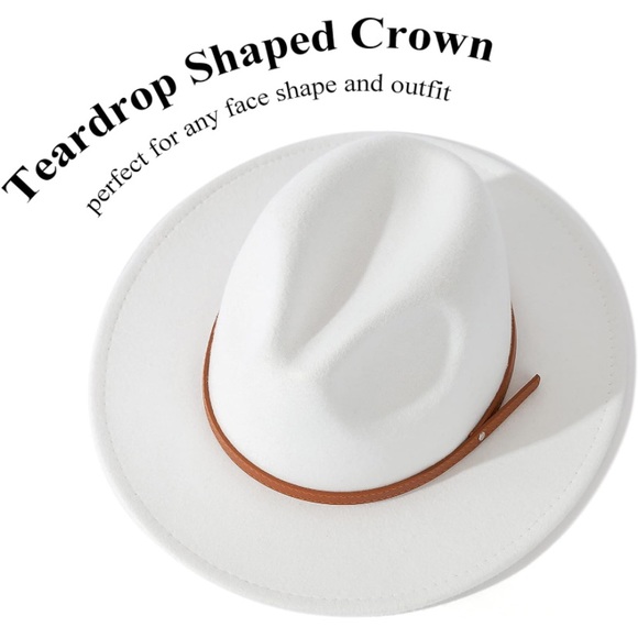 Fedora Khaki Hat Unisex Classy Chic Men Women Buckle Strap - Picture 8 of 10